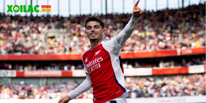 Havertz ghi bàn trong 7 sân nhà liên tiếp cho Arsenal